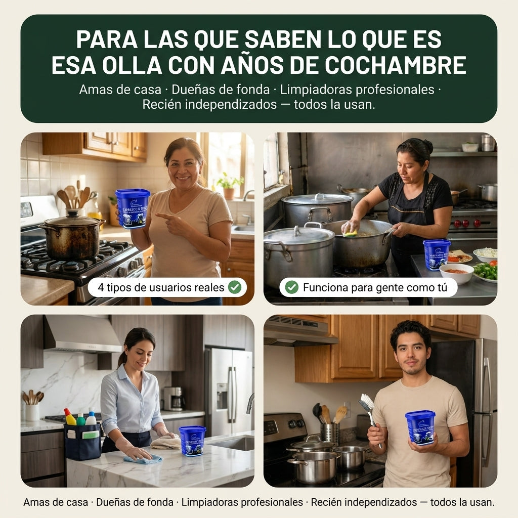 Pasta Limpiadora Ollas Acero Inoxidable - id39014 — vista 5